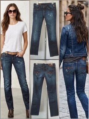 💙Replay Benoules distressed jeans Y2K🤍Size W28/ L34
